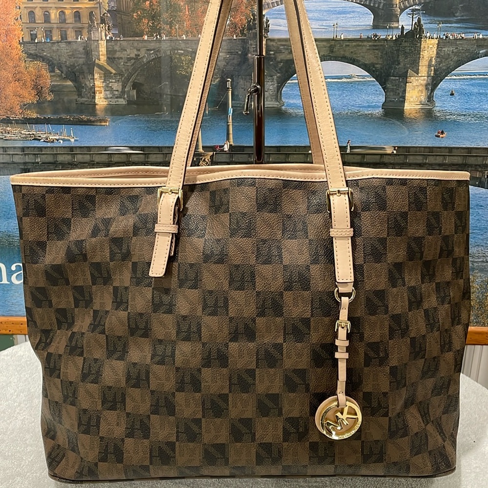 Michael Kors Checkered Tote